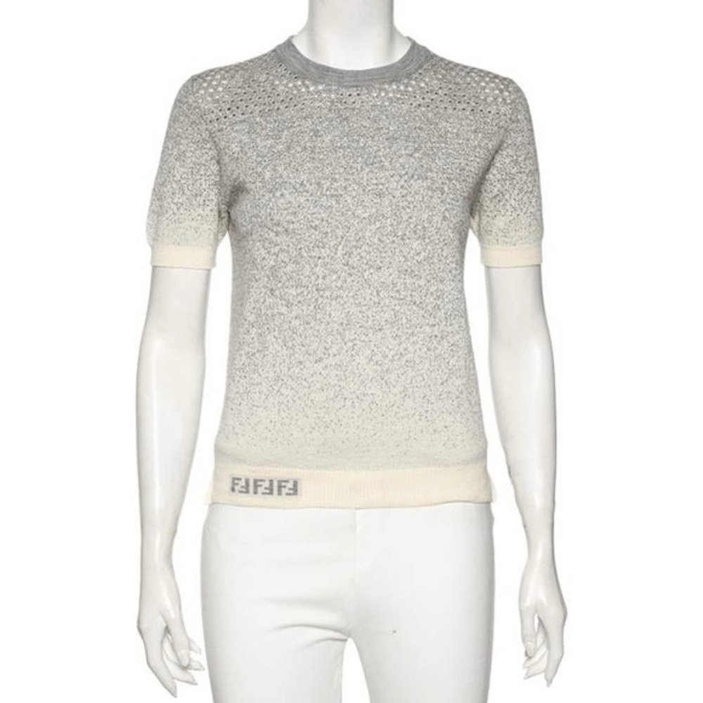 Fendi Short Sleeve Sweater